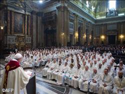 El Papa: La fuerza de la Iglesia no reside en ella misma, sino que se esconde en las aguas profundas de Dios